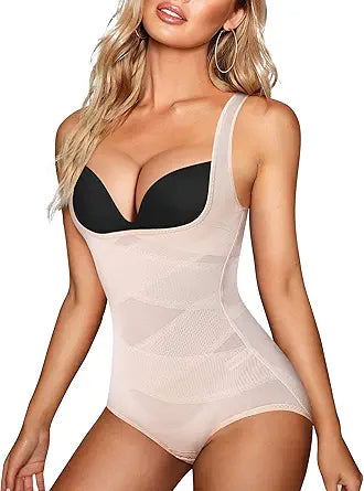 REYEOGO Shapewear Bodysuit for Women Tummy Control and Lift