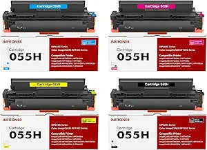 INFITONER 055H Toner Cartridge Set for Canon Printers