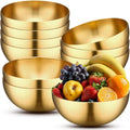 Nuogo 10 Pcs Gold Stainless Steel Mixing Bowls for Every Occasion