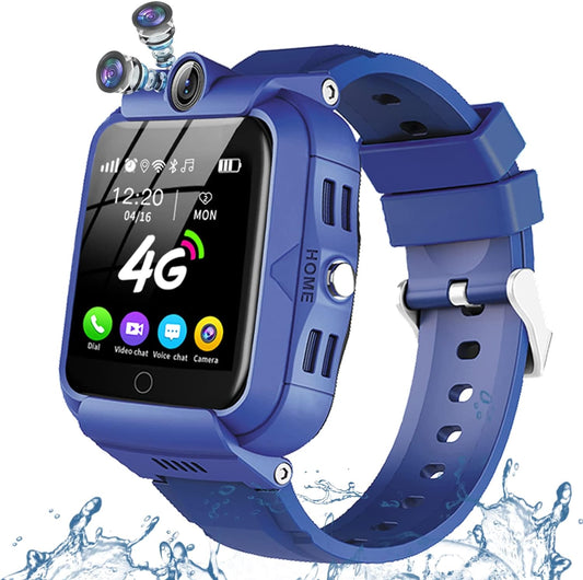 4G GPS Kids Smartwatch - Voice & Video Chat, Pedometer