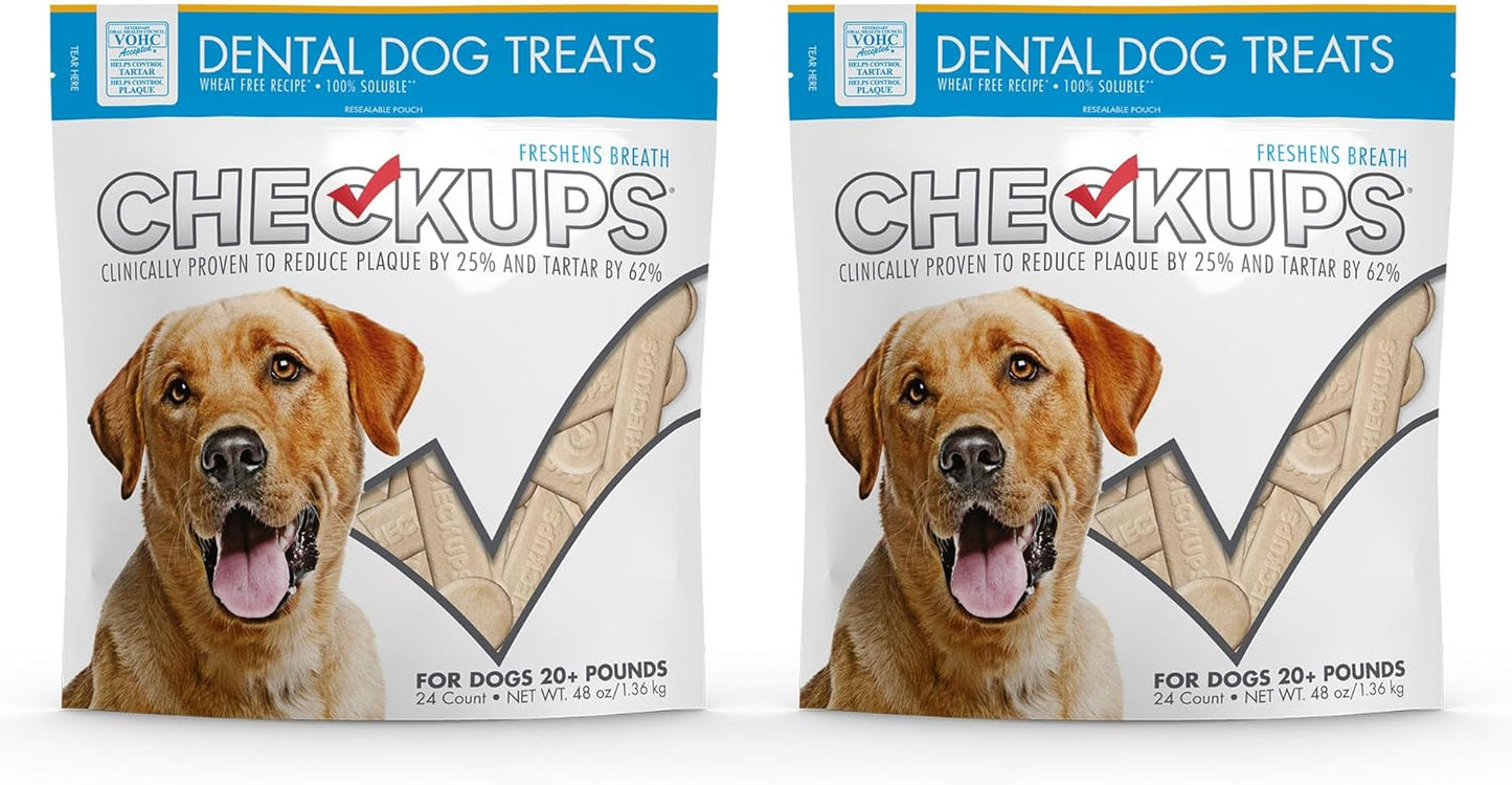 Checkups Dental Dog Treats for Oral Care and Fresh Breath