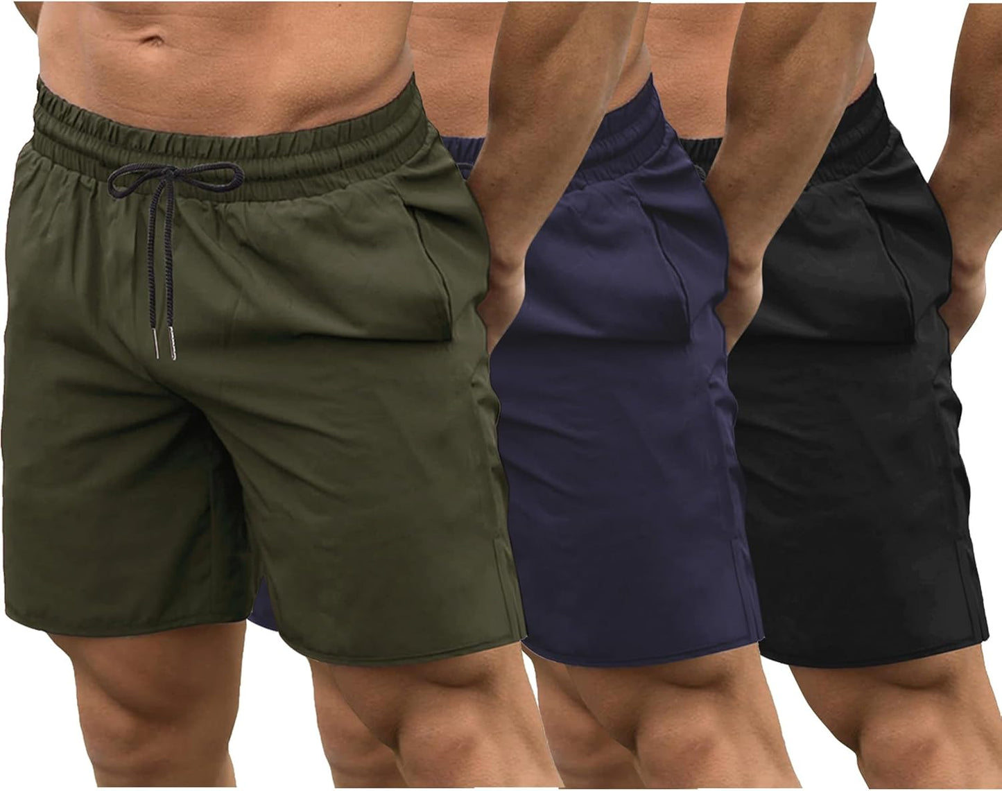 COOFANDY Mens Athletic Shorts 7 Inch Quick Dry Lightweight Gym