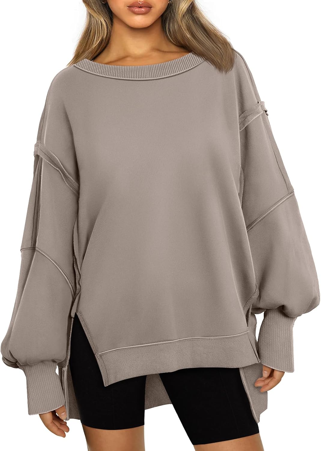 Trendy Queen Oversized Sweatshirts for Women and Teen Girls
