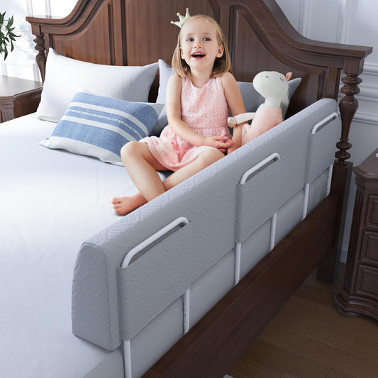 Foam Bed Rail for Toddlers - Safe and Adjustable Bed Bumper
