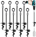 Ground Anchors Heavy Duty Swing Set Anchors - Strong Spiral Earth