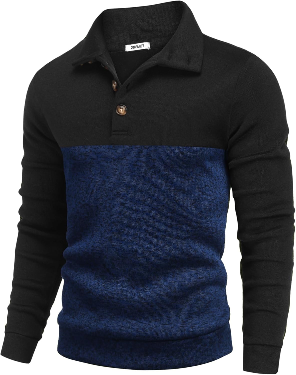 COOFANDY Men's Casual Slim Fit Pullover Sweater for Style