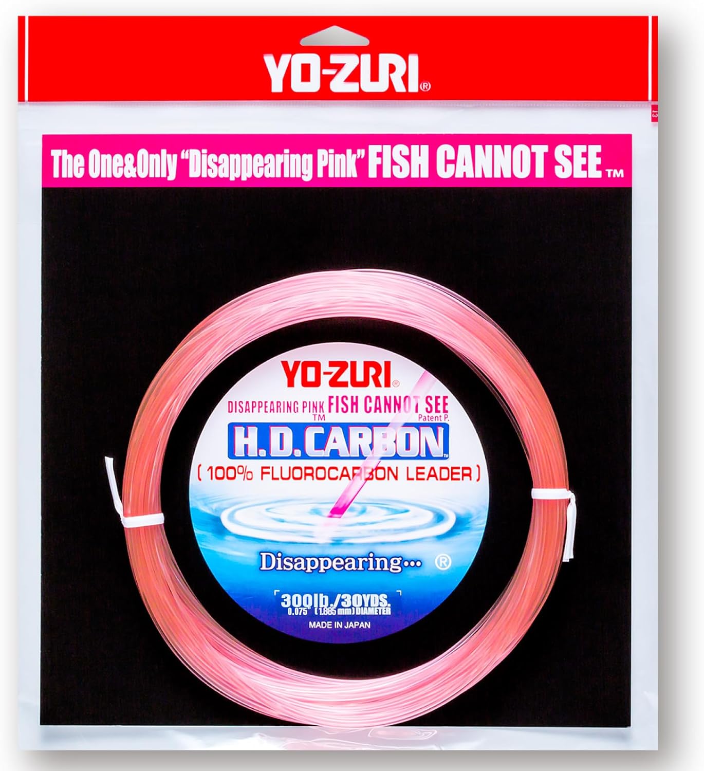 Yo-Zuri H.D. Fluorocarbon Leader Line by Duel - 30-Yard