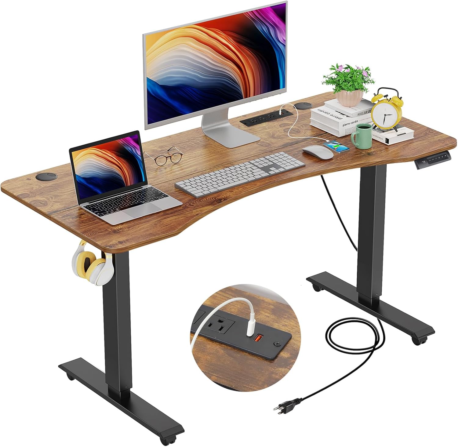 Farexon Electric Standing Desk Adjustable Height for Home Office