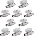 EFIELD 1/4 Turn Straight Shut Off Valve Pack of 10