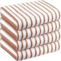 JML Beach Towels Microfiber 4-Pack Cabana Stripe - Quick Dry Soft