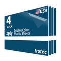 Trotec TroLase 12in x 20in 1/16in Blue/White Laser Engraving Sheet