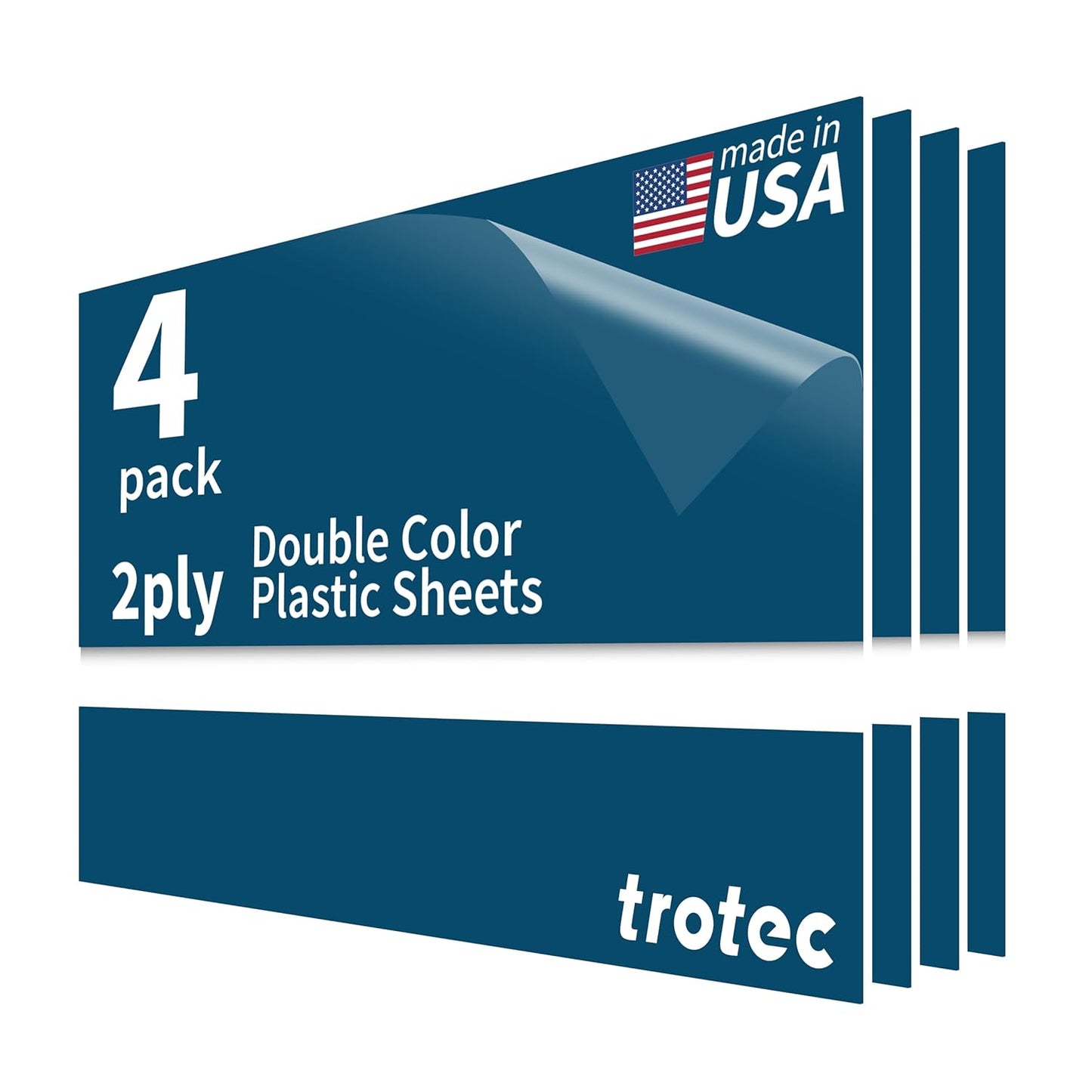 Trotec TroLase Laser Engraving Double Color Plastic Sheets