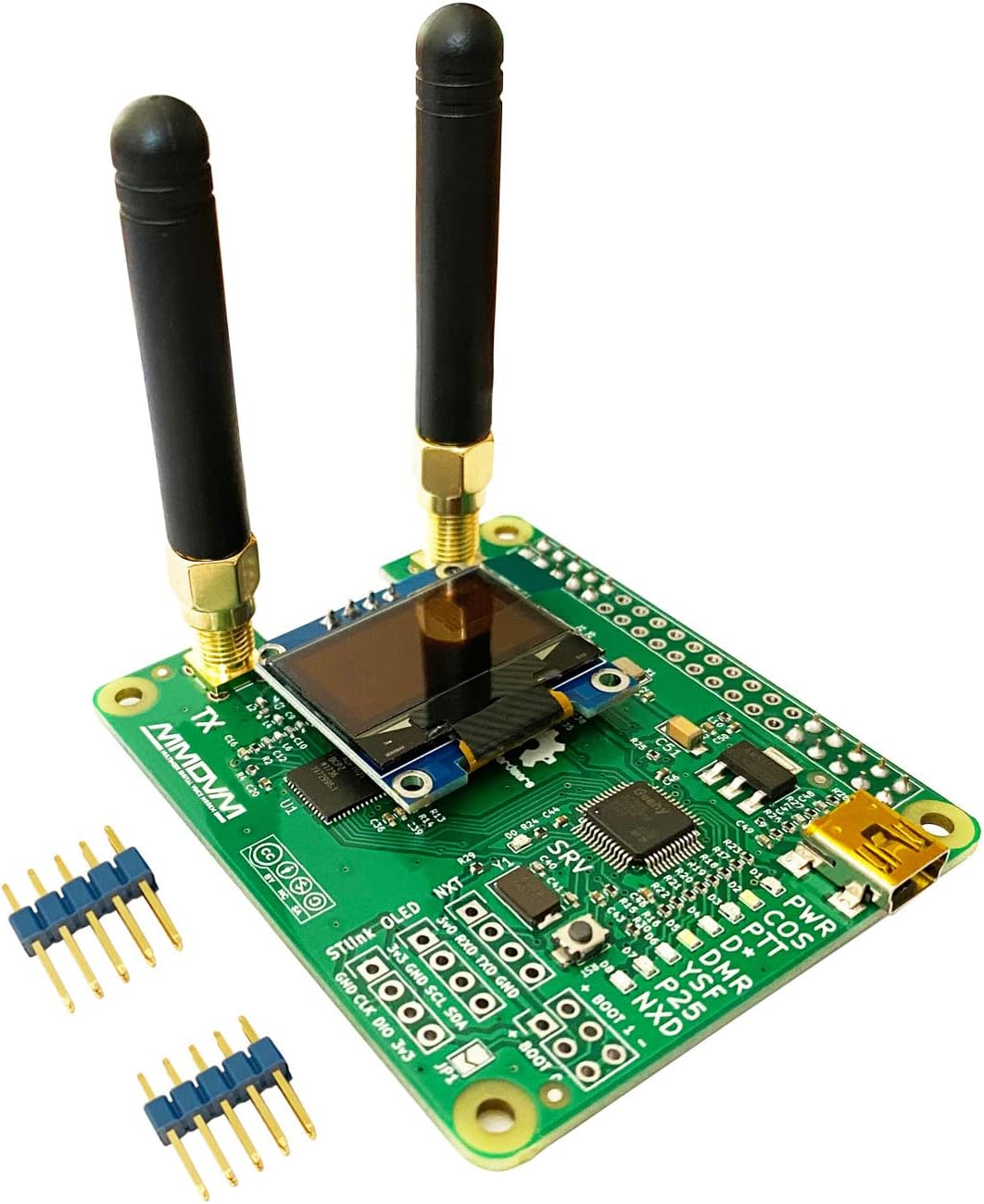 MMDVM Duplex Hotspot Module Dual Hat V1.5.2 for Raspberry Pi