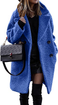 Faux Fur Sherpa Coat Women 2025 - Warm, Classic Lapel Style