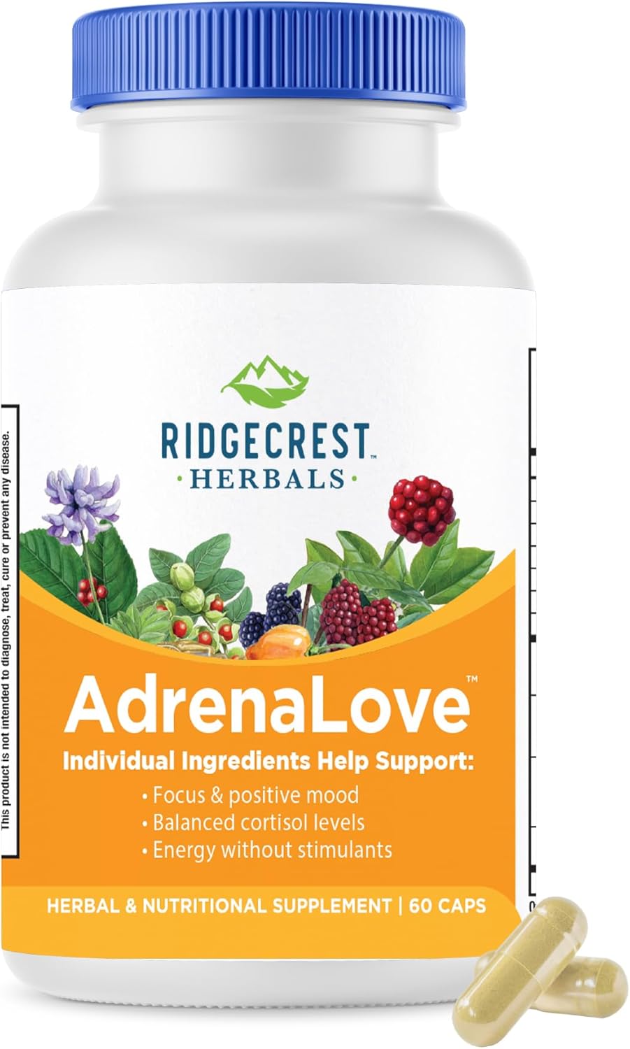 Ridgecrest Herbals AdrenaLove: Stress and Energy Support Supplement