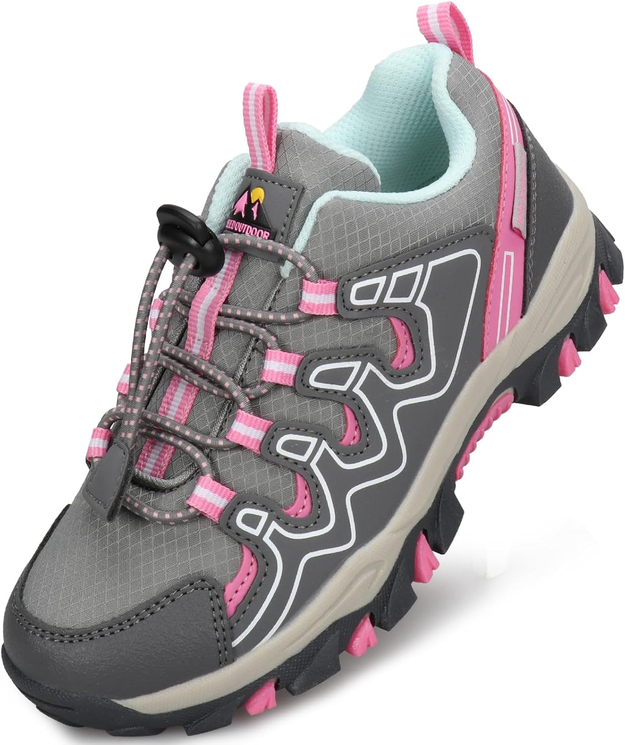 UOVO Waterproof Kids Hiking Shoes - Lightweight & Non-Slip