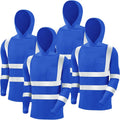 High Visibility Reflective Safety T Shirt 4 Pack - Sun Protection