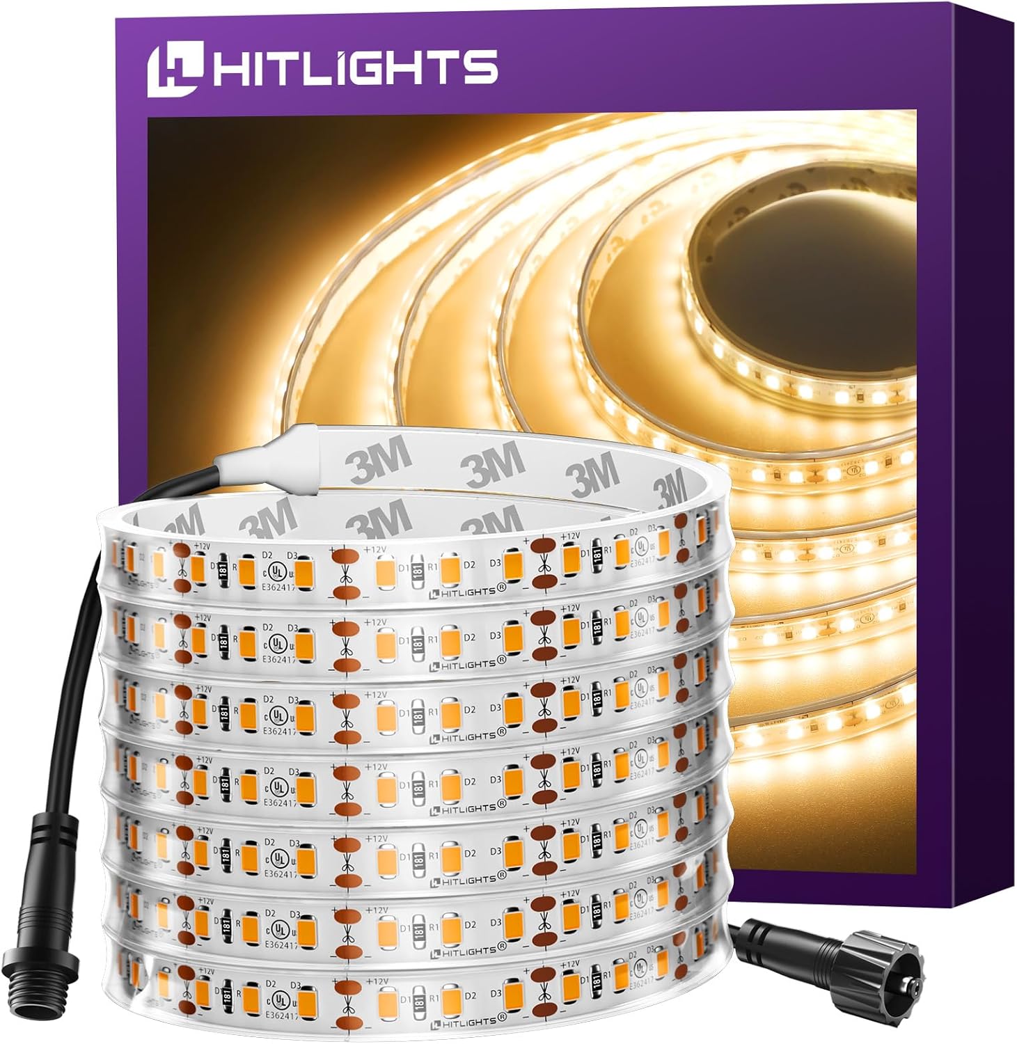 Outdoor LED Strip Lights Waterproof 3000K for All Spaces