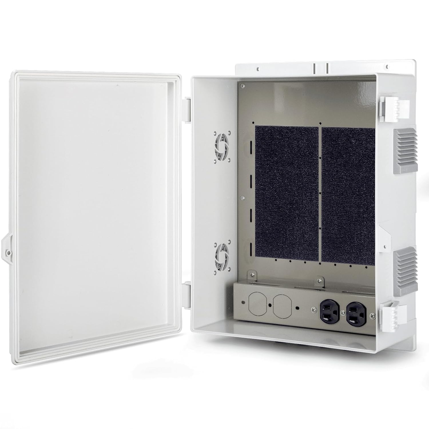 Outdoor Electrical Junction Box with High Power Outlet Features