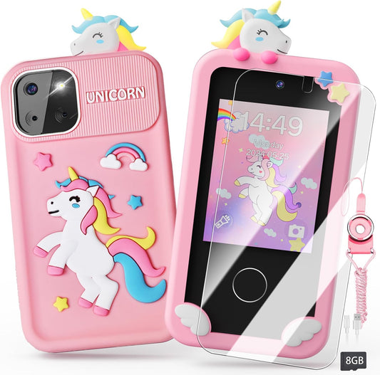 Luyiilo Kids Smart Phone Toys for Girls - Unicorn Gift Fun