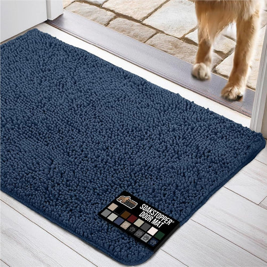 GORILLA GRIP Dog Doormat for Muddy Paws, 36x24 Washable Rug