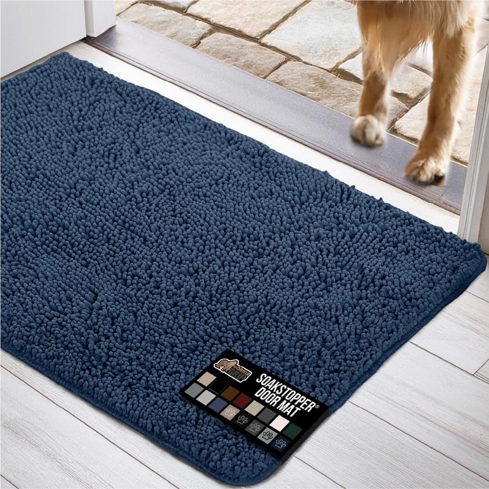 GORILLA GRIP Dog Doormat for Muddy Paws, 48x30 Rug