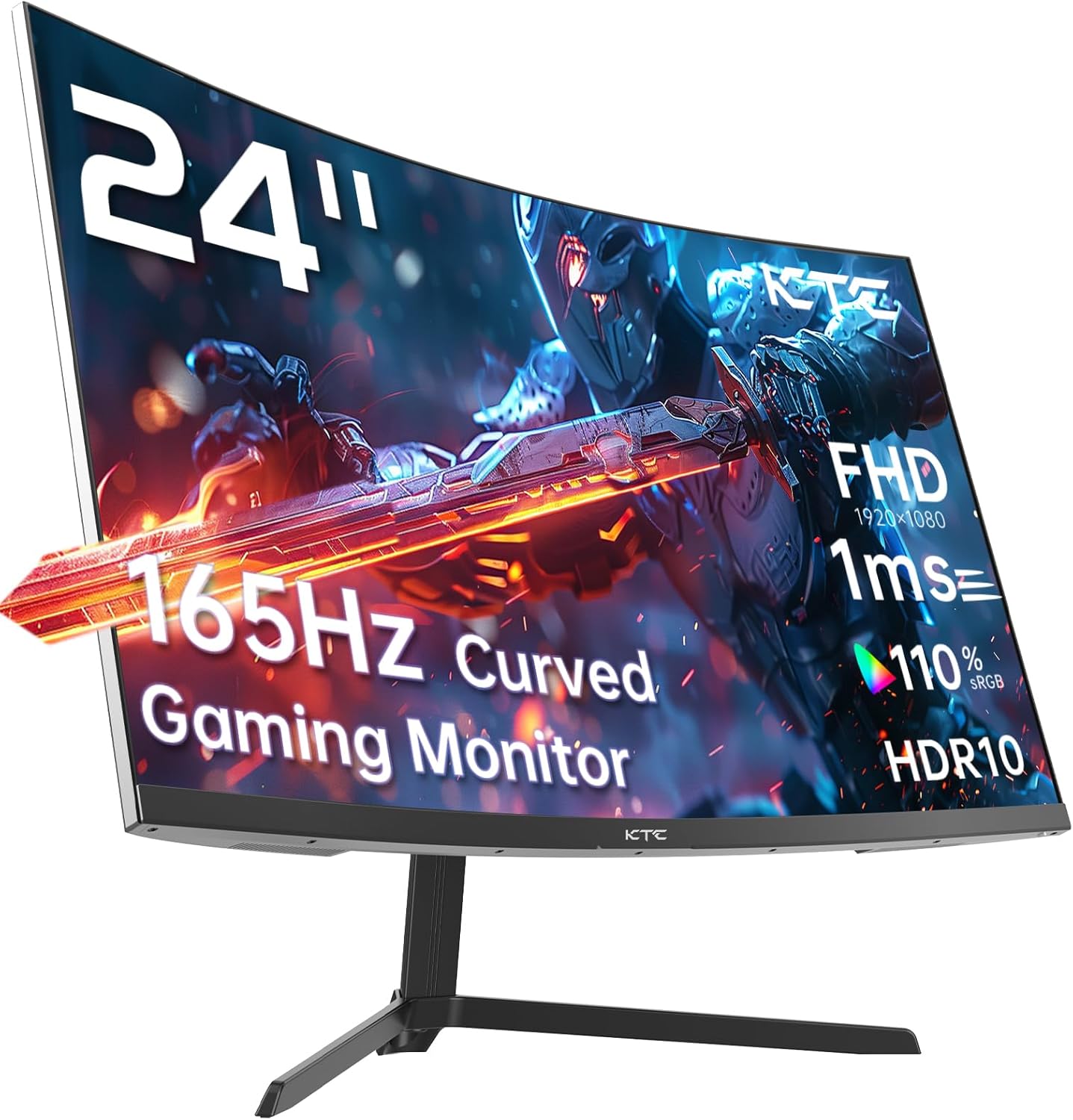 24 Curved Gaming Monitor 165Hz 1ms FHD VA
