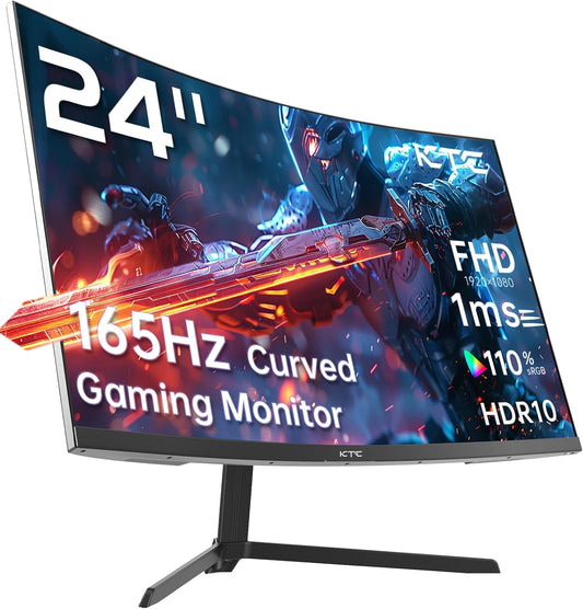 24 Curved Gaming Monitor 165Hz 1ms FHD VA