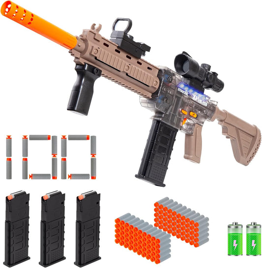 Realistic Sniper Rifle Toy Guns for Kids with LED and Scope