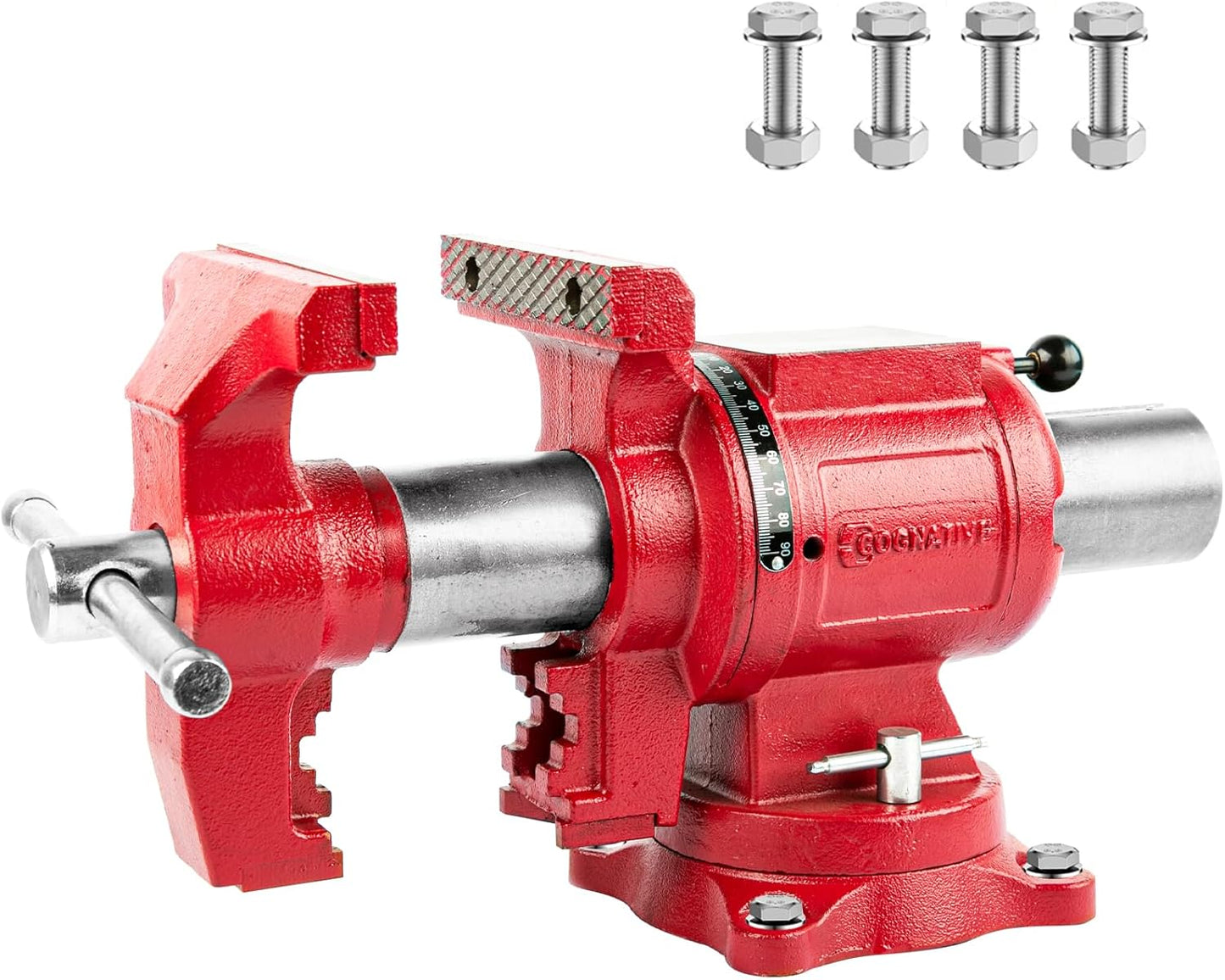 Upgraded 5-Inch Terminal Location Bench Vise for Precision Work