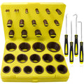 KEZE 386 Pc Metric Viton O Ring Assortment Kit - Durable Repair Set