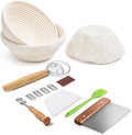 Sourdough Bread Baking Supplies - Banneton Proofing Basket Set of 2