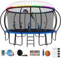 2025 Upgraded 8-16 ft 1500lbs Trampoline for Kids and Adults