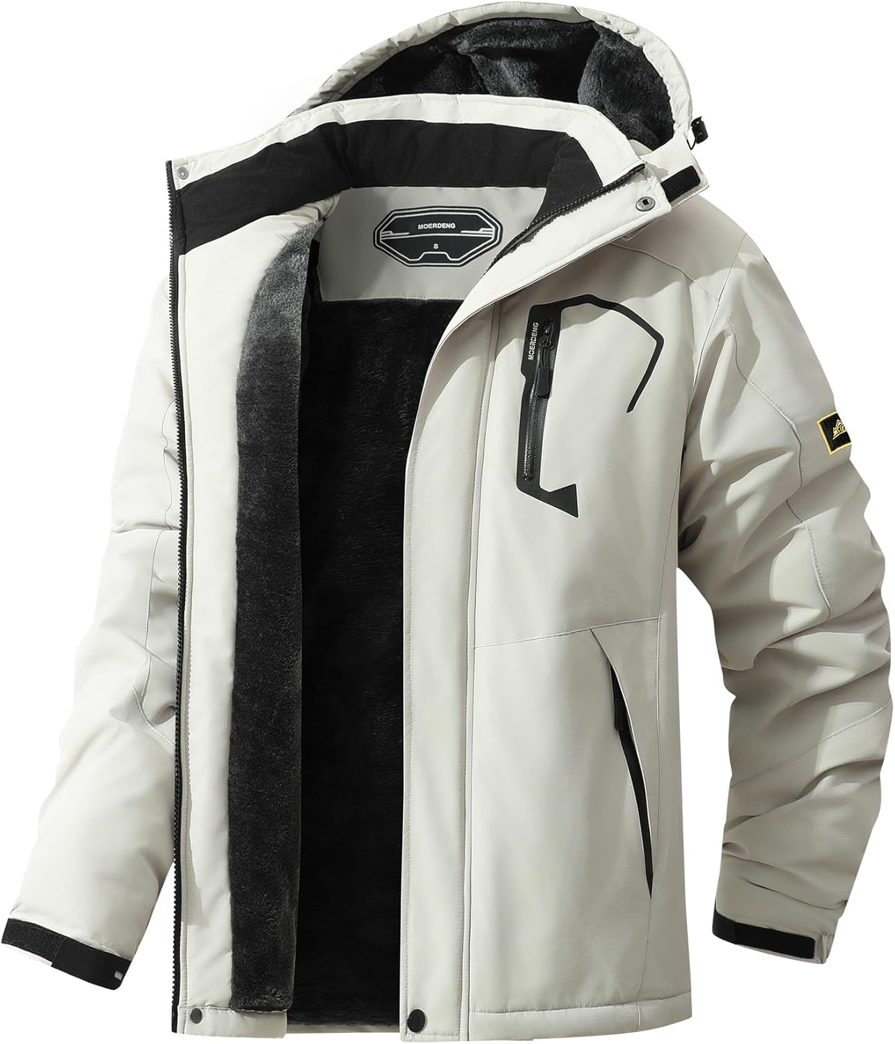 Men's Ski Jacket Warm Winter Snow Coat Waterproof Windbreaker