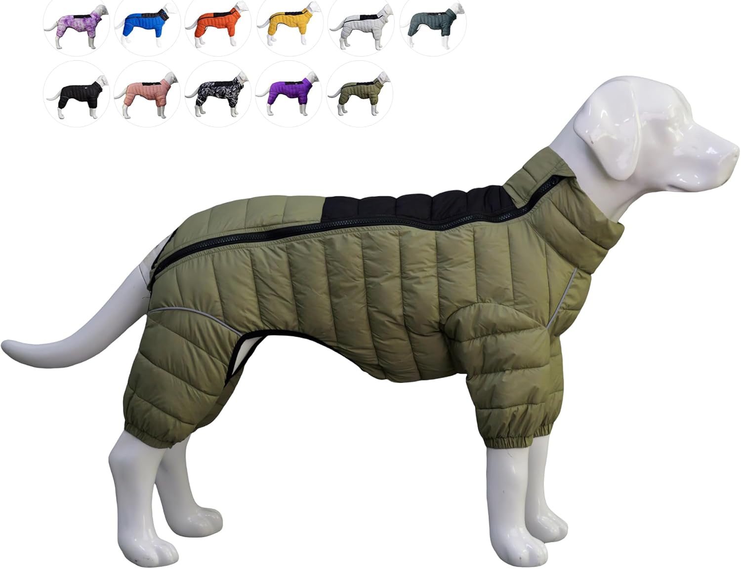 Lovelonglong Dog Coat - Waterproof Windproof Reflective Jacket