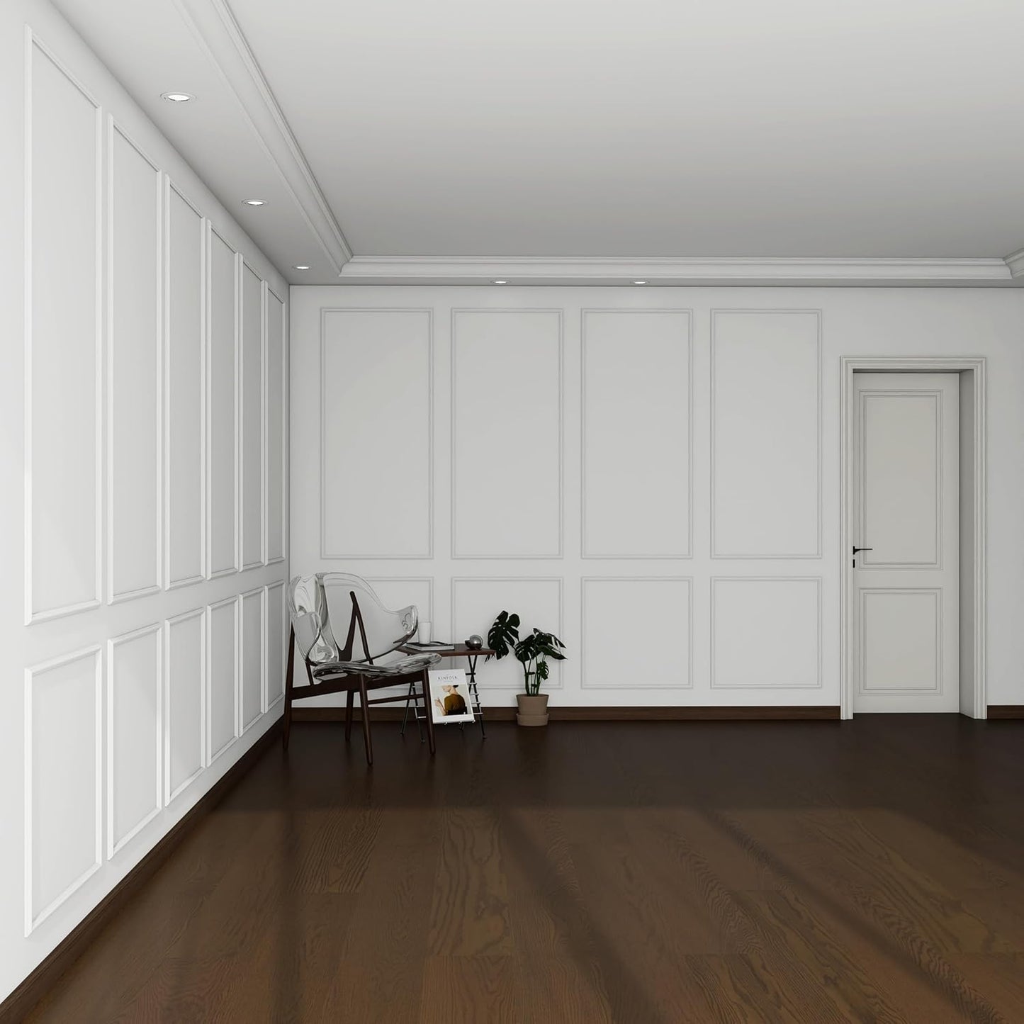 Pangda Peel and Stick Wall Molding Kit for Elegant Decor