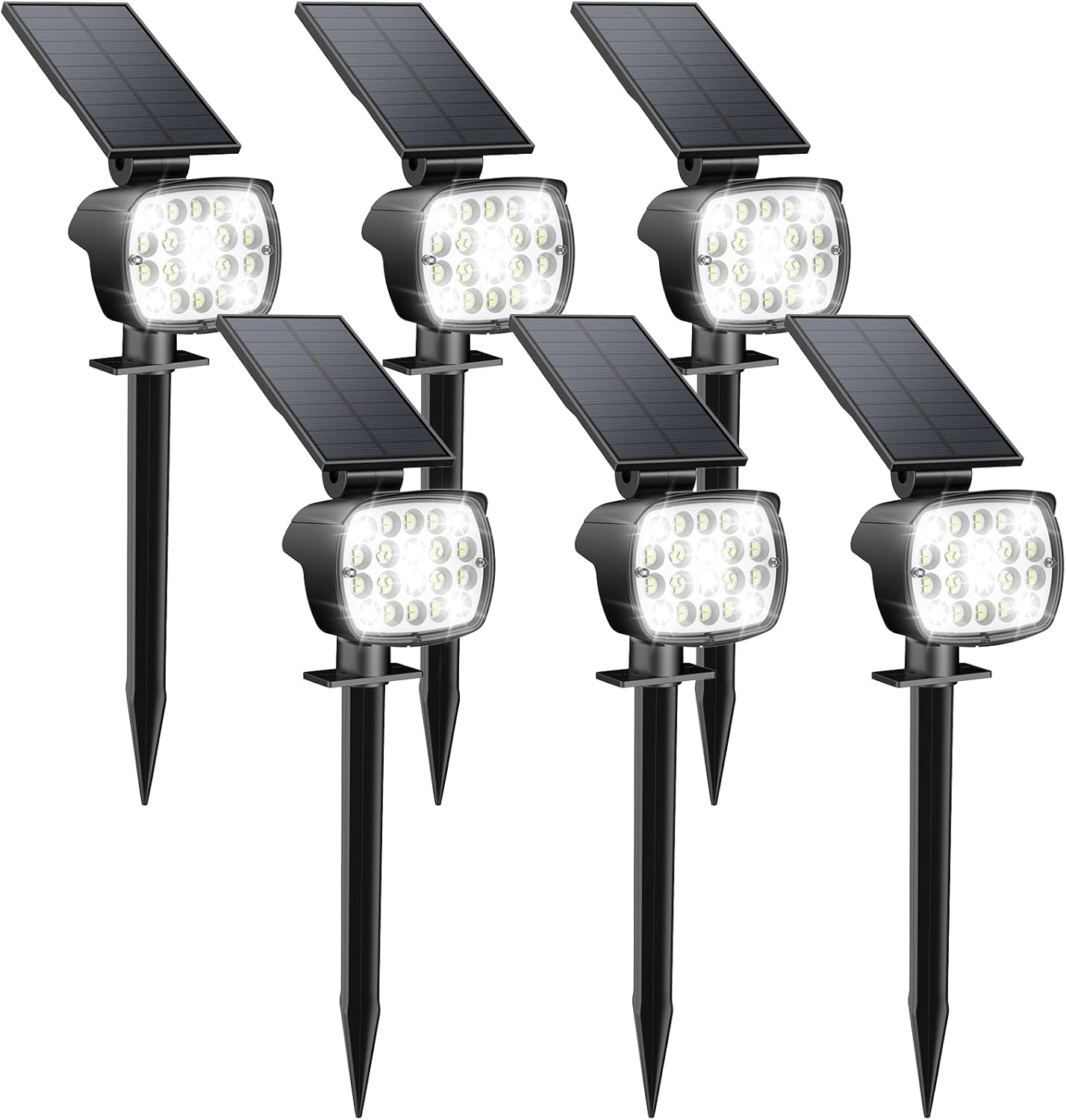 Kaxiida Solar Lights Outdoor Waterproof - Ultra Bright Uplights