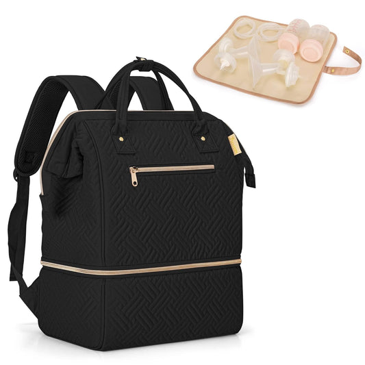 Fasrom Breast Pump Bag Backpack with Cooler for Working Moms