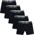 POLO RALPH LAUREN boys 5-pack Boxer Briefs - Comfortable Everyday long