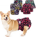 Female Dog Diapers No Tail Hole Reusable Period Panties - Leak-Free