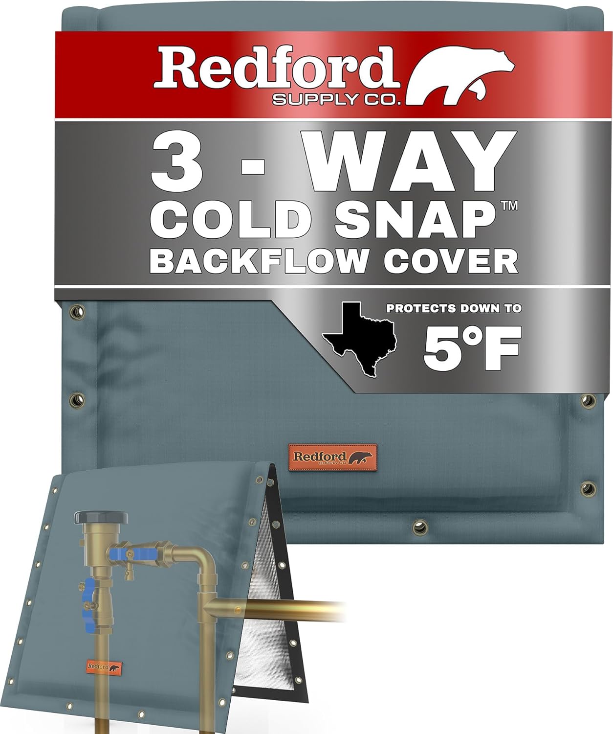 Redford Supply Co. Cold Snap Backflow Preventer Cover for Winter