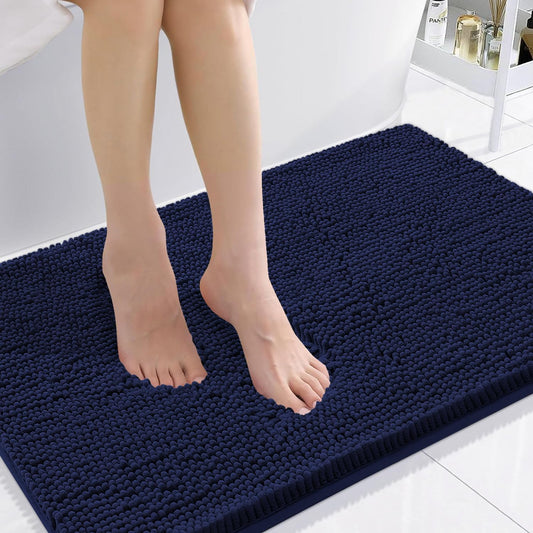 Smiry Luxury Chenille Bathroom Rugs for Soft Comfort and Style