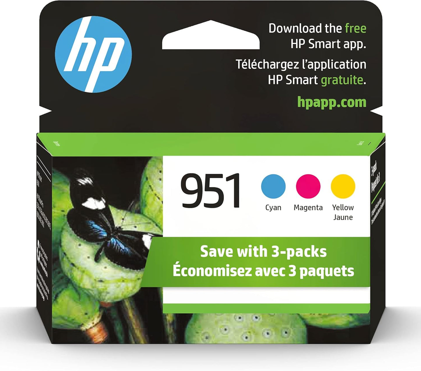 HP 951 Cyan, Magenta, Yellow Ink Cartridges for OfficeJet Printers