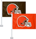foco NFL 2 Pack Solid Car Flag - Bold Team Logo Display