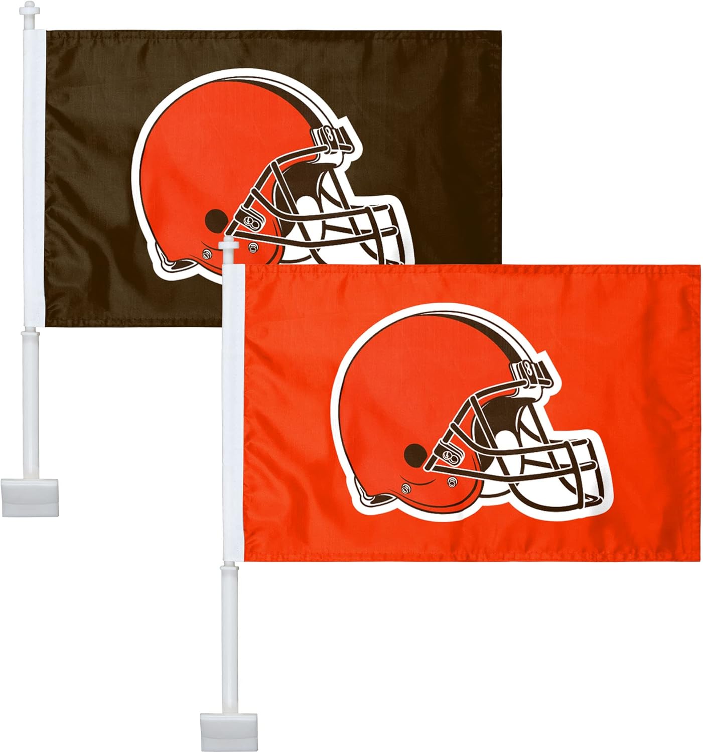 NFL 2 Pack Solid Car Flag - Show Your Team Spirit Everywhere