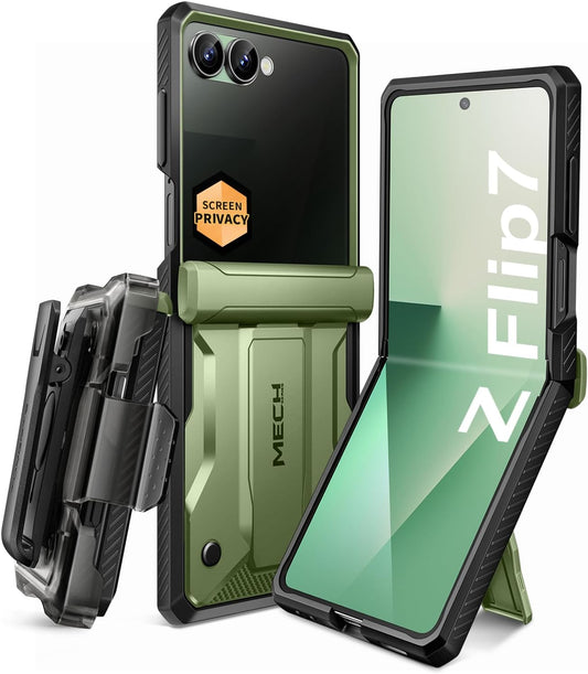 TONGATE Galaxy Z Flip 7 Case with Privacy Screen Protector