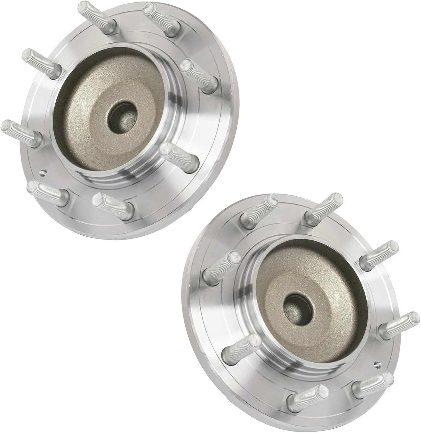 TRQ 2 Piece Front Wheel Bearing & Hub Assembly Set for Silverado
