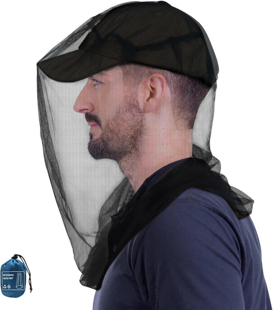 Ultra Large Mosquito Head Net - Ultimate Bug Protection!