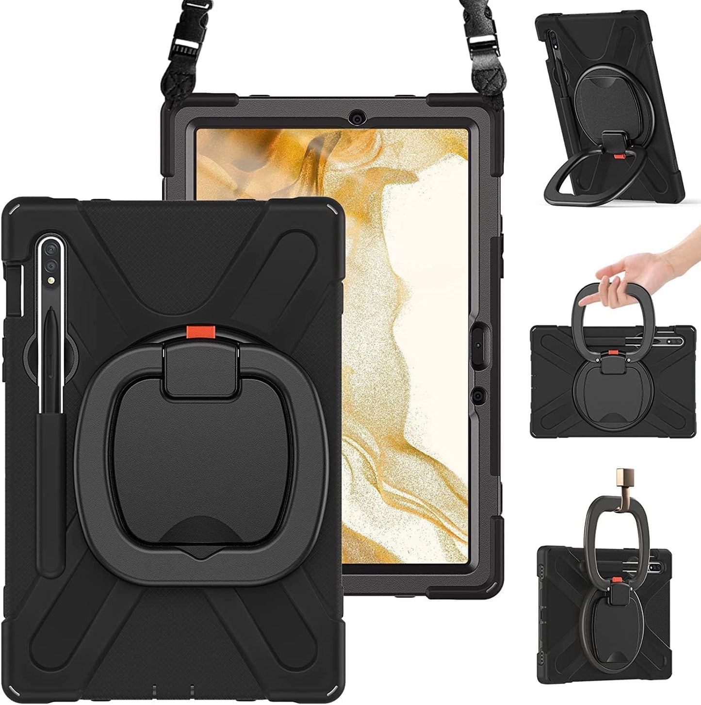 Galaxy Tab S8+/S7 FE/S7+ 12.4 Inch Heavy Duty Case
