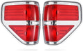 Boine F150 Tail Light Compatible With 2009-2014 Ford F150 - Chrome